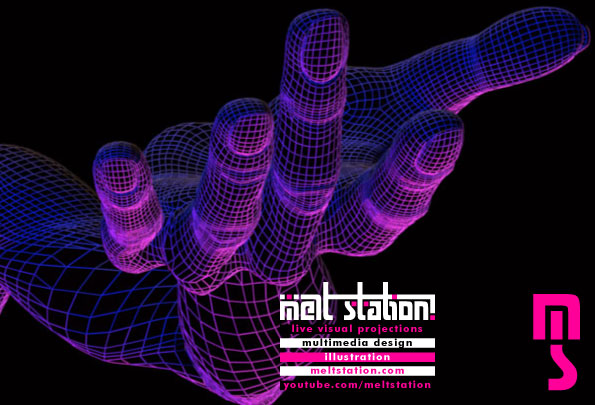 Melt Station Logo - Audiovisual Artist
