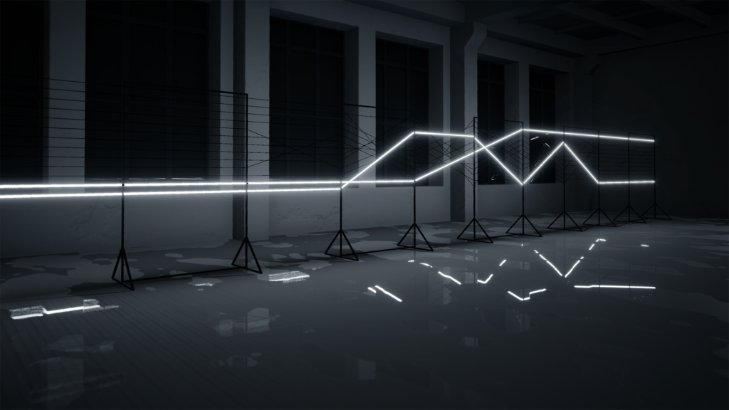 Powerline -audiovisual installation